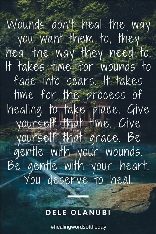 Wounds don't heal the way you want them to...